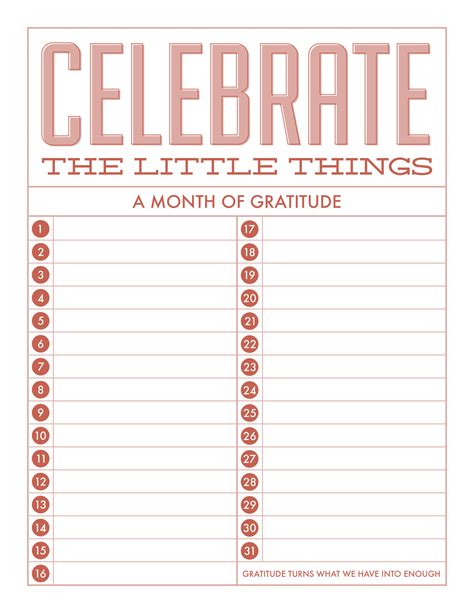 Celebrate The Little Things Freebie — Kensie Kate