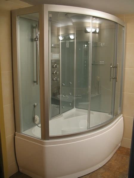 Thrilling tub shower combo concepts for amazing bathroom space design recent bath shower combo. Steam Shower/ Whirlpool Bathtub DA328F3 | Perfect Bath Canada