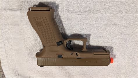 Sold Elite Force Fully Licensed Glock 19x Gas Blowback Airsoft Pistol Type Green Gas Tan