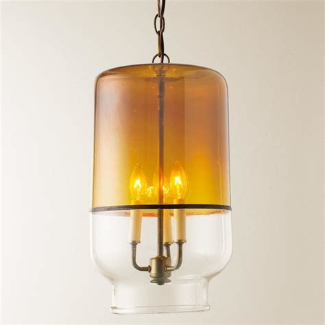 Our glass pendant lighting is a great. Recycled Glass Canister Pendant Light - Pendant Lighting ...