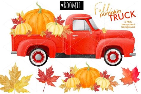 102 Vintage Truck With Pumpkins Svg Svg Cut Files