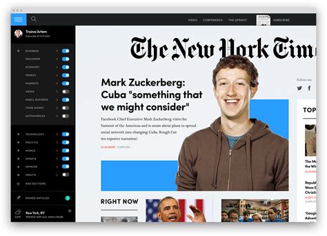 Nytimes Design Concept How The New York Times Is Rethinking Their Online Presence Week3 New