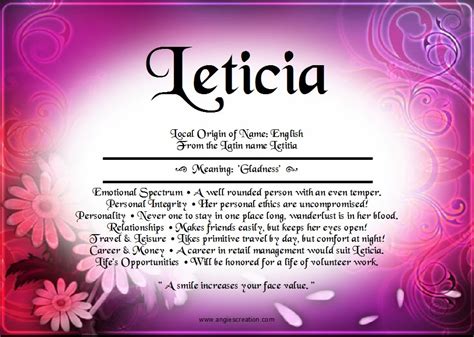 Check spelling or type a new query. Leticia | Unique Names