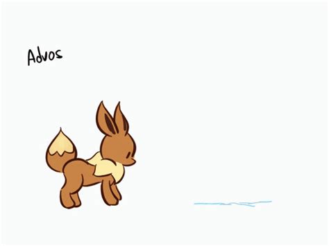 Eevee Jumping Into Snow By Advos467 On Deviantart