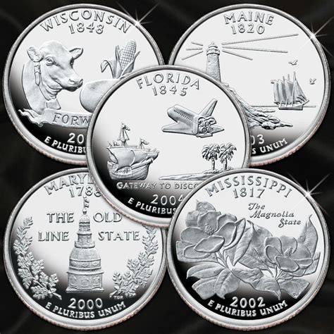 Silver Proof State Quarters Sets