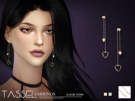 S Club Ts4 Ll Earrings 201905 The Sims 4 Catalog
