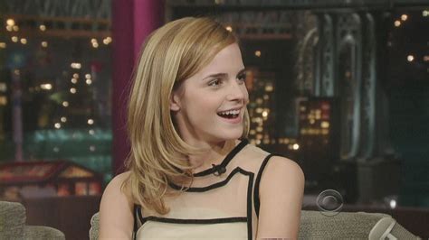 Emma Watson Late Show With David Letterman 2009 08 07 Celebrity