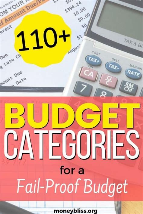 Use These Personal Budget Categories For A Fail Proof Budget Get