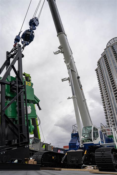 Tadano Telescopic Boom Crawler Cranes Featured At Conexpo Ceg Aerial