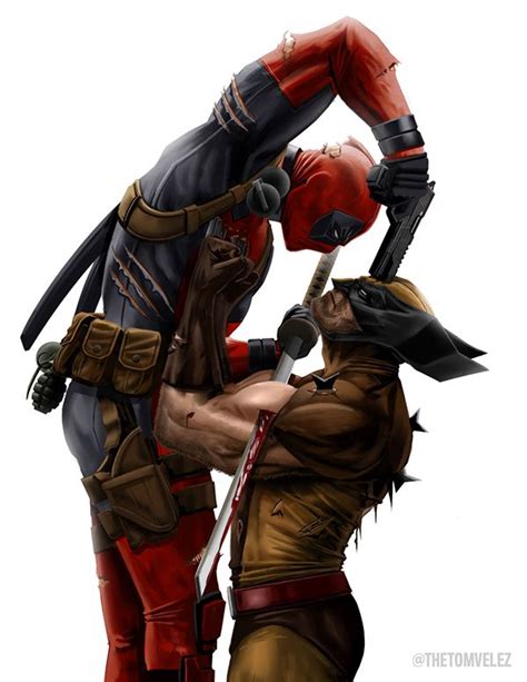 Wolverine Vs Deadpool On Behance Wolverine Marvel Art Deadpool
