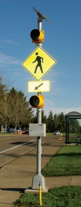 Pedestrian Crossing Road Sign Crosswalk Signals Eltec