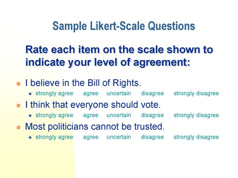 30 Free Likert Scale Templates And Examples Templatelab