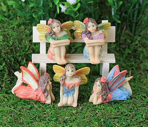 Woodland Fairies Sitting Fairies Fairy Garden Figure Accessory