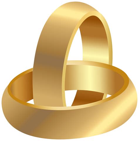 Golden Wedding Rings Png Clip Art Best Web Clipart