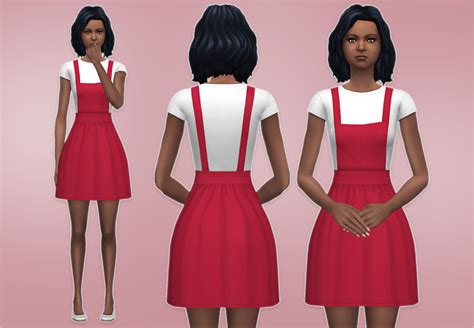 Female Suspender Short Mini Skirt The Sims 4 P1 Sims4 Clove Share