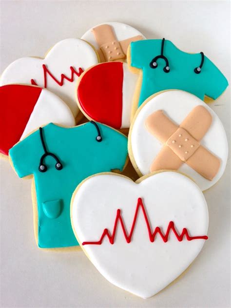 Search for cna gifts ideas. Sugar Cookie Gift Nurses Doctors Medical Physician Assistants