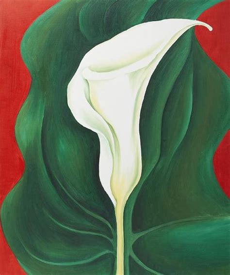Single Calla Lily Painting By Georgia O Keeffe
