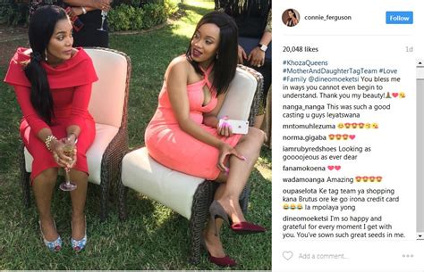 Last night's episode saw the end of jerry maake (played by shona ferguson). Connie Ferguson Shows Love To Her TV Daughter Dineo Moeketsi