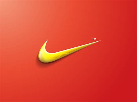 Nike Logo Yellow