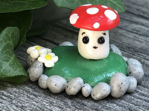 Miniature Mushroom Polymer Clay Rpolymerclay