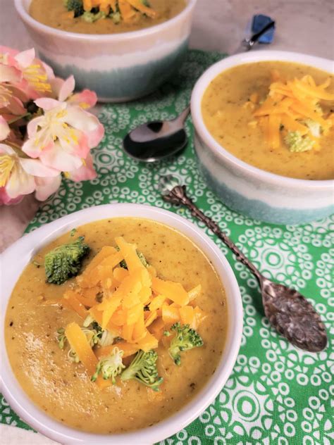 Instant Pot Broccoli Cheddar Soup Low Carb Keto This Old Gal