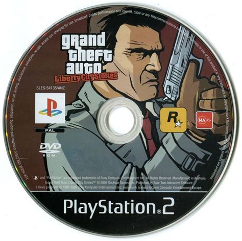 Grand Theft Auto Liberty City Stories 2006 Playstation 2 Box Cover