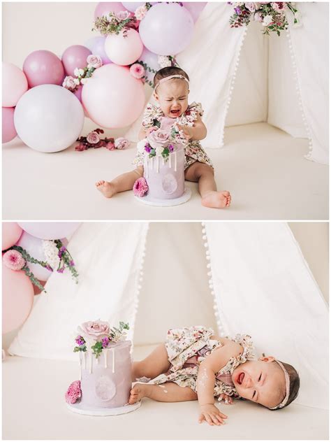 Fun First Birthday Ideas A Girly Teepee First Birthday Photoshoot