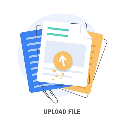 Uploading Office File Flat Icon With Gradient Style Uploading Office