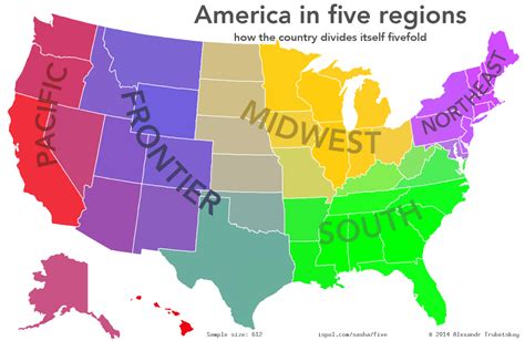 People Were Asked To Divide The United States Into Maps On The Web