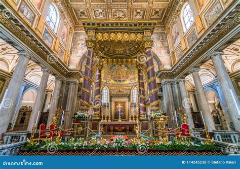Basilica Of Santa Maria Maggiore In Rome Italy Editorial Stock Photo