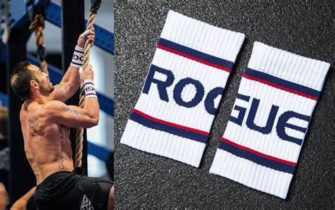 Rogue Wrist Bands White Blue Red Rogue Canada