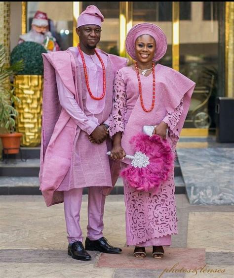 Custom Made Nigeria African Traditional Bride And Groom Aso Etsy