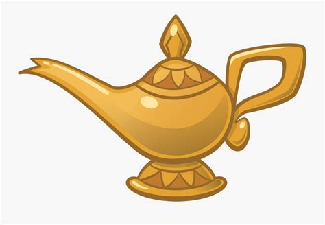 Genie Lamp With Smoke Clipart Aladdin Magic Lamp Cartoon Free