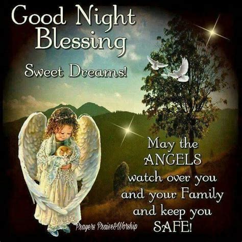 Angel Blessings Good Night And Sweet Dreams Pictures Photos And