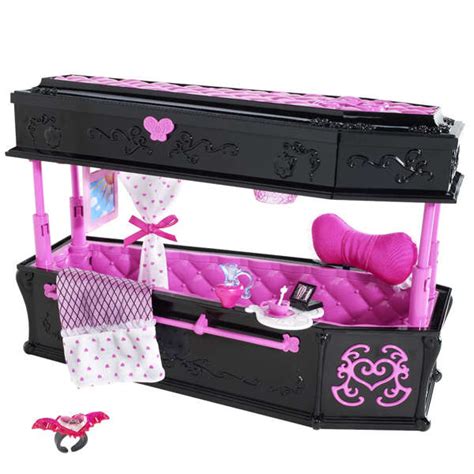 Decorate the sides with golden lines and. Monster High Room Decor Draculaura Jewellery Box Coffin ...