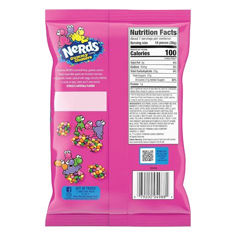Buy Nerds Gummy Clusters Limited Edition 7oz Bag Online At Lowest