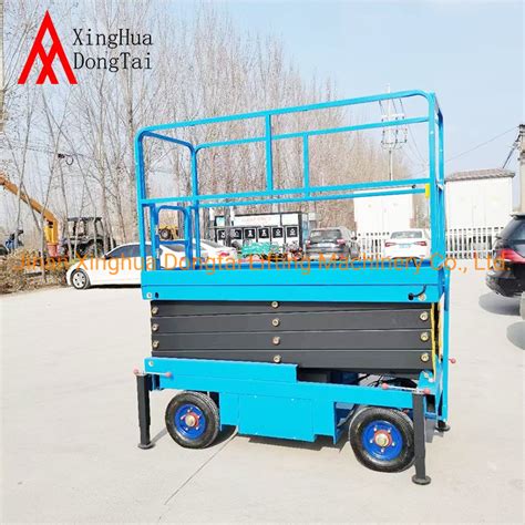 Capacity 500kg Electric Hydraulic Battery Powered Mobile Lifting