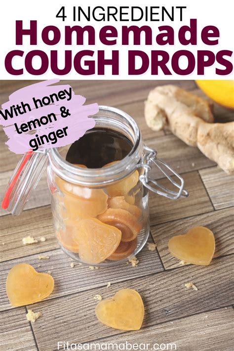 homemade cough drops honey lemon diy throat lozenges