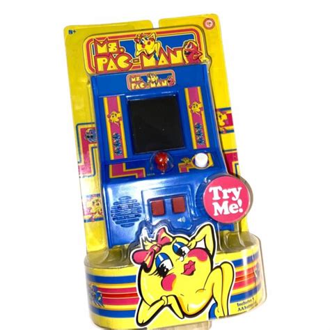 Pac Man Classic Arcade Handheld Video Game Basic Fun Works 6 Inch Retro