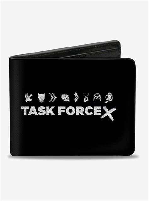 Boxlunch Dc Comics The Suicide Squad Task Force X Icons Bifold Wallet