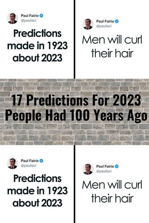 17 Predictions For 2023 People Had 100 Years Ago Artofit
