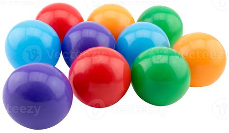 Bolas De Plástico De Colores Aisladas 11222255 Png