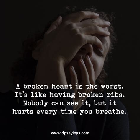 85 Emotional Broken Heart Quotes And Heartbroken Sayings Dp Sayings