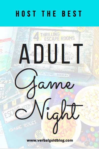 How To Host The Best Adult Game Night Verbal Gold Blog