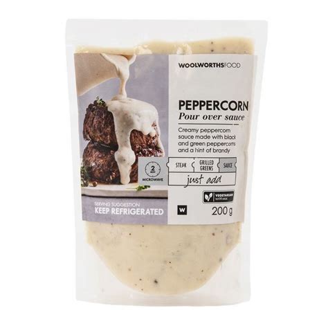 Fresh Peppercorn Pour Over Sauce 200 G Offer At Woolworths