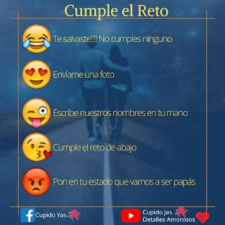 Los juegos para whatsapp son una de las mejores formas de pasar el rato y divertirse con amigos, familiares o incluso pareja. 6 Retos Para Jugar Con Tu Pareja Por Whatsapp #Retos #Parejas