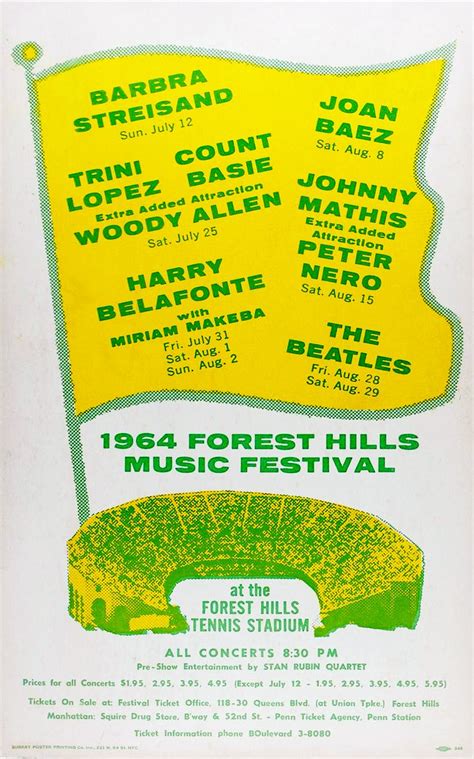 Barbra Archives Forest Hills Music Festival Concert 1964
