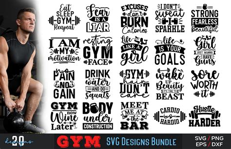 gym svg bundle fitness svg bundle graphic by crazy craft · creative fabrica