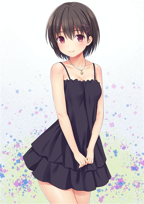 Siemen Vastaanottava Kone Huuhtelu Anime Girl In A Dress