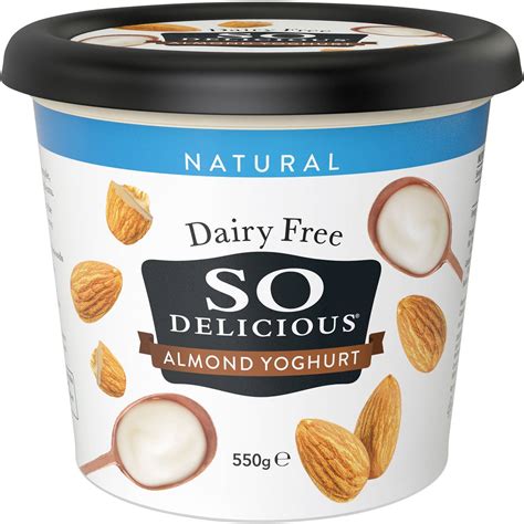So Delicious Dairy Free Almond Yoghurt Natural 550g Woolworths